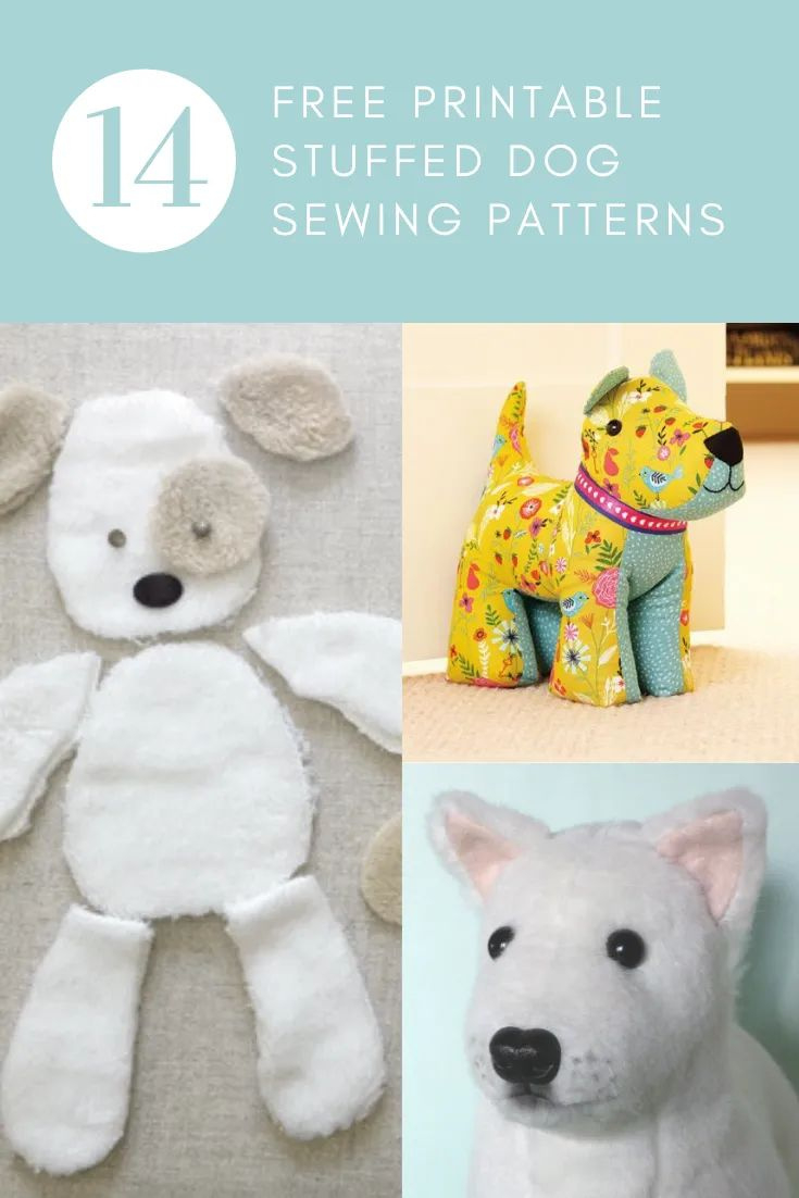 Adorable Dog Sewing Patterns (Free, Printable) in Free Printable Dog Sewing Patterns