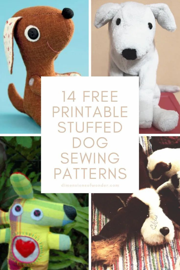 Adorable Dog Sewing Patterns (Free, Printable) intended for Free Printable Dog Sewing Patterns