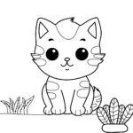 Adorable Kitty Cat Coloring Pages You Can Download For Free Inside Free Printable Pictures Of Cats