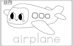 Airplane Coloring Page For Kids Free Download - Ezpzlearn in Free Printable Airplane Coloring Pages
