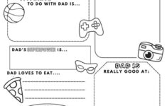 All About Dad Free Printable Pdf inside Free Printable All About My Dad Printable