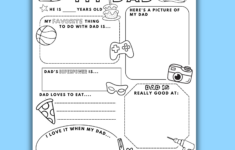 All About Dad Free Printable Pdf within Free Printable All About My Dad Printable