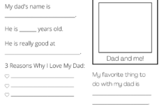 All About My Dad (Papa, Grandpa) Free Printable - Out Upon The Waters pertaining to Free Printable All About My Dad Printable