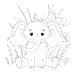 Amazing Elephants Coloring Pages: Fun & Free Printable Elephant Inside Free Printable Coloring Pages Of Elephants