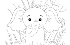 Amazing Elephants Coloring Pages: Fun & Free Printable Elephant inside Free Printable Coloring Pages Of Elephants