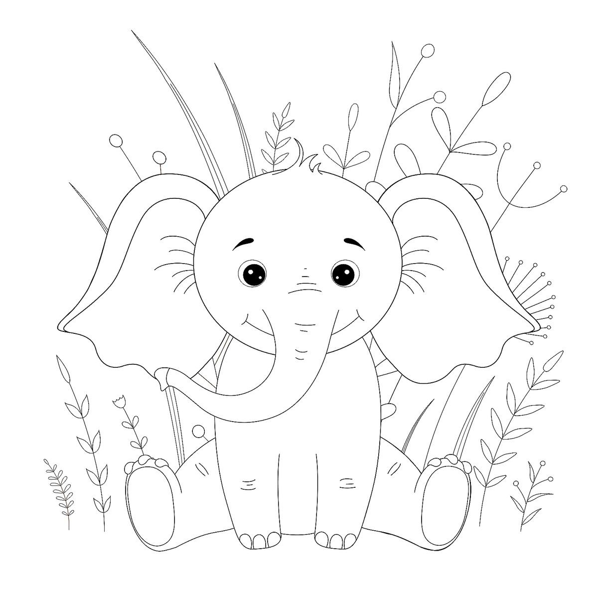 Amazing Elephants Coloring Pages: Fun &amp;amp; Free Printable Elephant inside Free Printable Coloring Pages Of Elephants