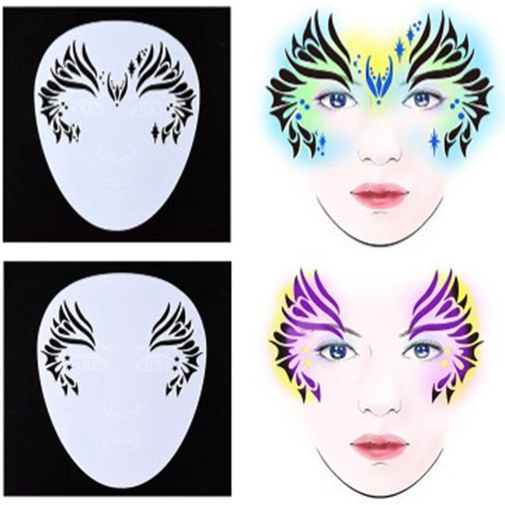 Animal Print Face Paint Template Cartoon Face Tattoo Body Painting Stencils Holiday Decorations in Free Printable Face Painting Stencils