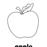 Apple Coloring Page   Super Simple Inside Free Printable Coloring Pages Apples