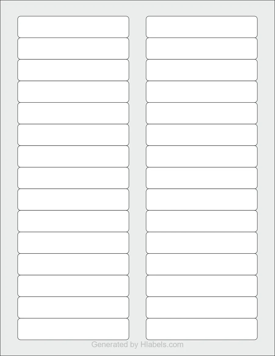 Avery® 5366 Label Template | Print Online Instantly within Free Printable Label Template 5366