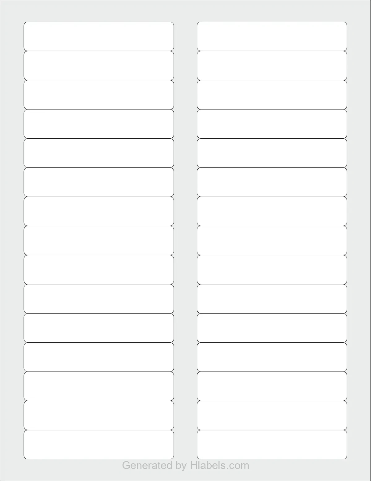 Avery® 75366 Label Template | Print Online Instantly throughout Label Templates Free Printable 30 Per Page