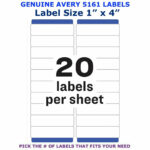 Avery Address Labels Avery 5161 Easy Peel Address Labels   2,000 With Regard To Free Printable Avery Label Templates 5161