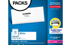 Avery Easy Peel Printable Address Labels With Sure Feed, 1-1/3" X pertaining to Printable Address Labels Avery