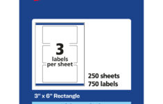 Avery Print To The Edge Labels 22891 3 Glossy White 6 Labels Per throughout Office Depot Printable Label Template