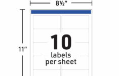 Avery® Shipping Labels, Sure Feed®, 2" X 4" , 250 Labels (5263 for Free Printable 2×4 Label Template