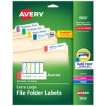 Avery Trueblock File Folder Labels With Sure Feed Technology 5366 With Regard To Free Avery Templates 5366