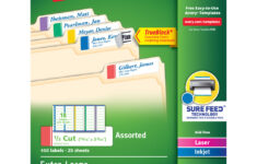 Avery Trueblock File Folder Labels With Sure Feed Technology 5366 with regard to Free Avery Templates 5366
