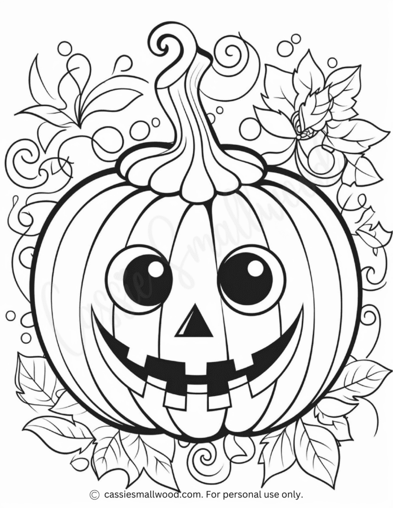 Awesome Halloween Coloring Pages - Cassie Smallwood intended for Free Printable Colouring Pages Halloween