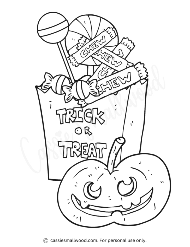 Free Printable Color Pages Halloween