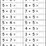 Basic Addition Facts – 8 Worksheets / Free Printable Worksheets Within Free Printable Math Addition Worksheets