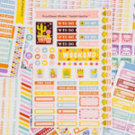 Basic Labels Planner Stickers || Basic 1   Liv Wan Illustration With Printable Label Stickers For Planner