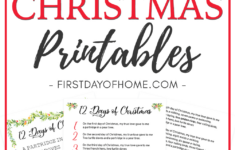 Beautiful 12 Days Of Christmas Lyrics Printable [Free Download] pertaining to Free Printable 12 Days Of Christmas