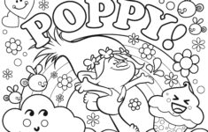 Beautiful Trolls Coloring Page To Print, With Princess Poppy with regard to Free Printable Trolls Coloring Pages