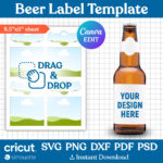 Beer Label Template, Beer Label Svg, Bottle Beer Neck Label With Regard To Printable Beer Bottle Labels