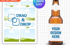 Beer Label Template, Beer Label Svg, Bottle Beer Neck Label with regard to Printable Beer Bottle Labels