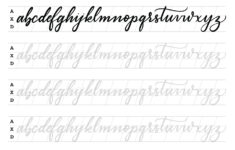Beginner Printable Calligraphy Practice Sheets - Printable Party within Free Printable Calligraphy Worksheets For Beginners