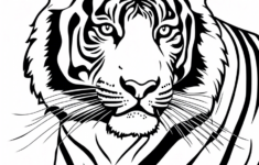 Bengal Tiger Coloring Page pertaining to Free Printable Coloring Pages of Tigers
