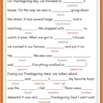 Best Thanksgiving Mad Libs Free Printable (Use It This Year!) For Free Printable Thanksgiving Mad Libs