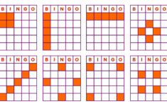 Bingo Pattern Images pertaining to Free Printable Bingo Game Patterns