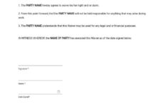 Blank Liability Waiver Template In Word, Google Docs - Download pertaining to Free Printable Liability Waiver Form