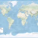 Blank Printable World Map With Countries & Capitals In Labelled World Map Printable