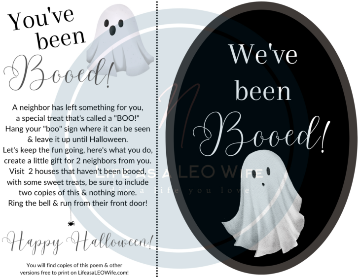 Free Printable You’ve Been Booed