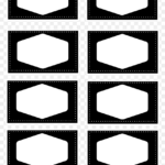 Book Label Printables Black   Label For Books Printable, Hd Png With Regard To Printable Label For Books