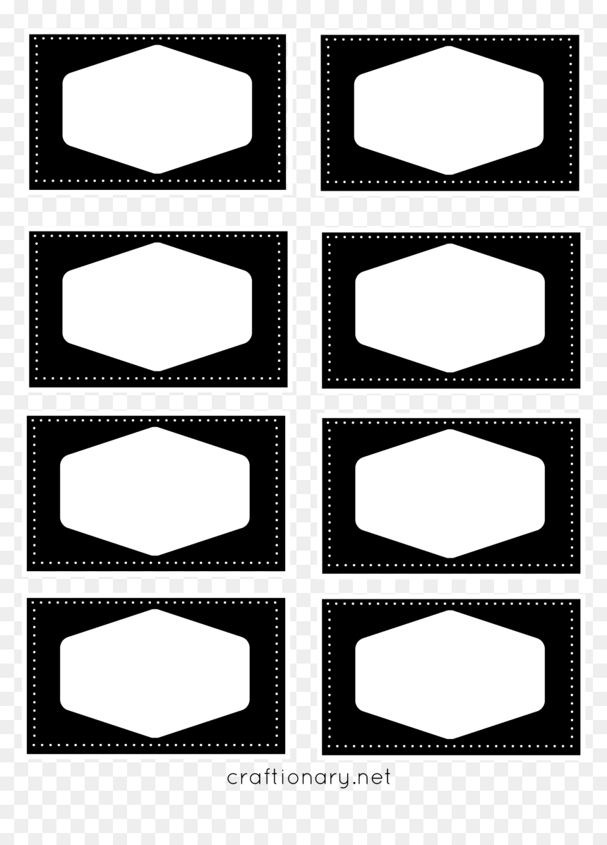Book Label Printables Black - Label For Books Printable, Hd Png with regard to Printable Label For Books