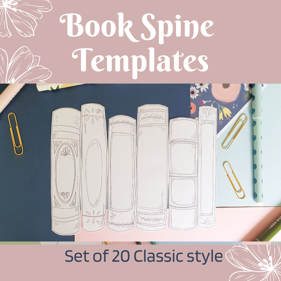 Book Spine Templates - Classic Style | Madeteachers for Printable Book Spine Labels