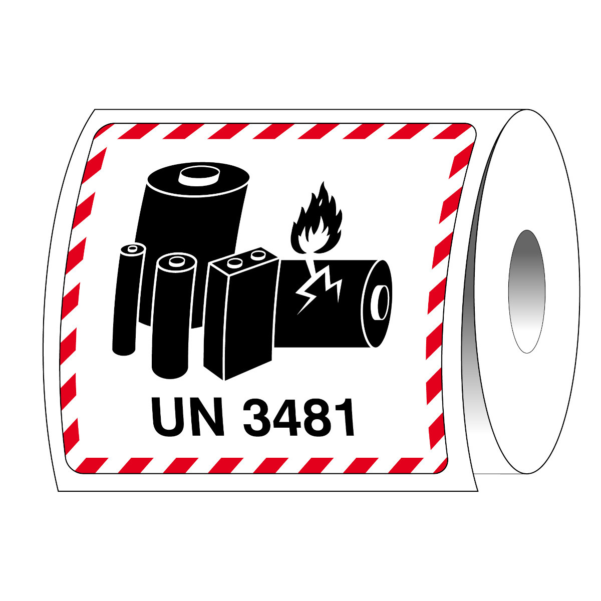 Brady Part: 237813 | Packaging Labels - Lithium-Ion - Un 3481 throughout Un 3481 Label Printable