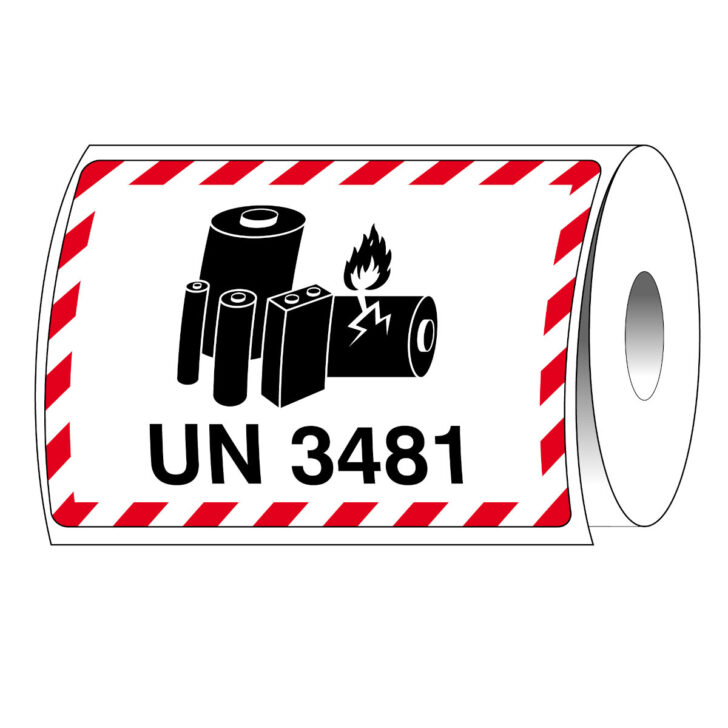 Lithium Ion Battery Label Printable