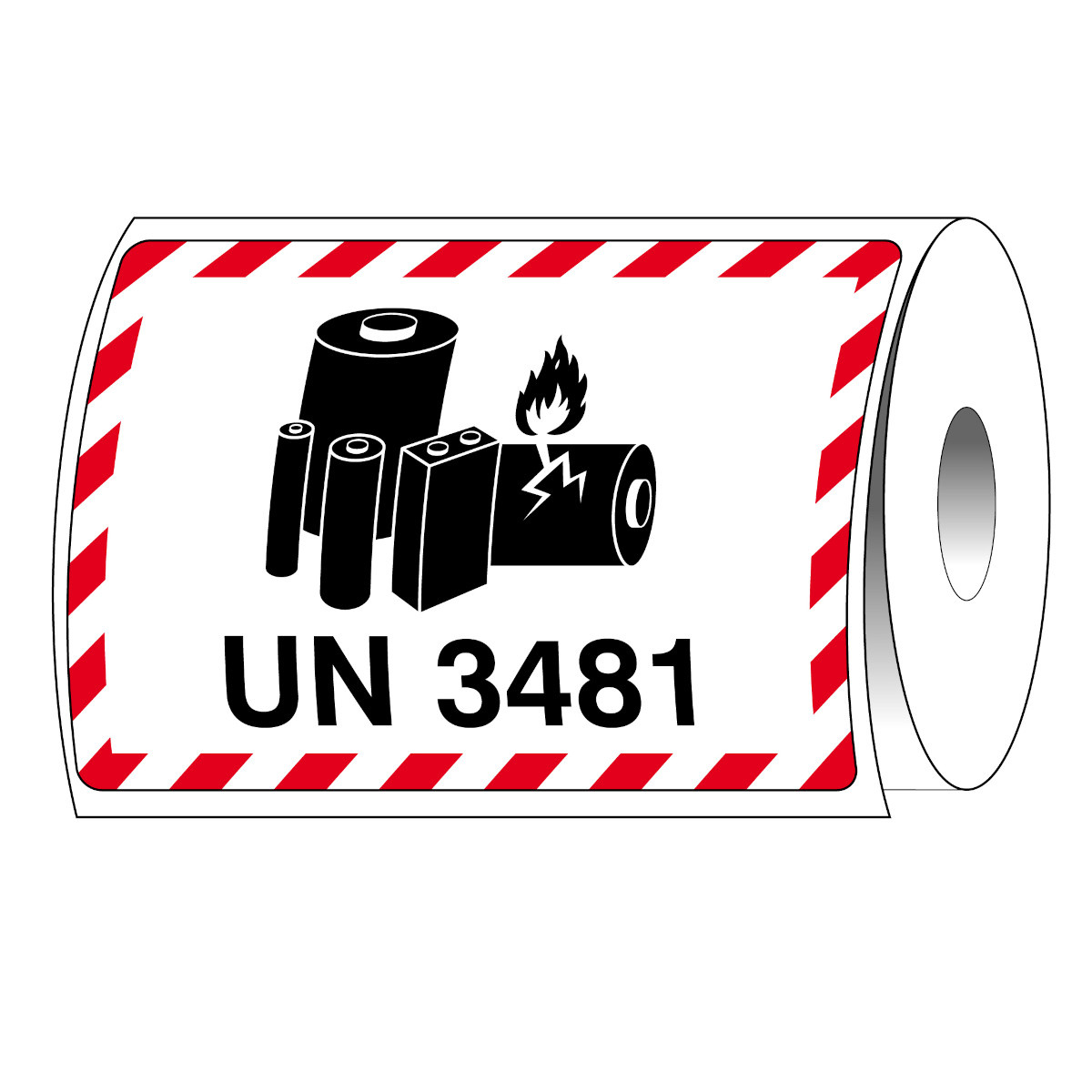 Brady Part: 237814 | Packaging Labels - Lithium-Ion - Un 3481 inside Lithium Ion Battery Label Printable