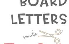 Bulletin Board Letters Made Easy (Simple Steps) inside Free Printable Letters For Bulletin Board