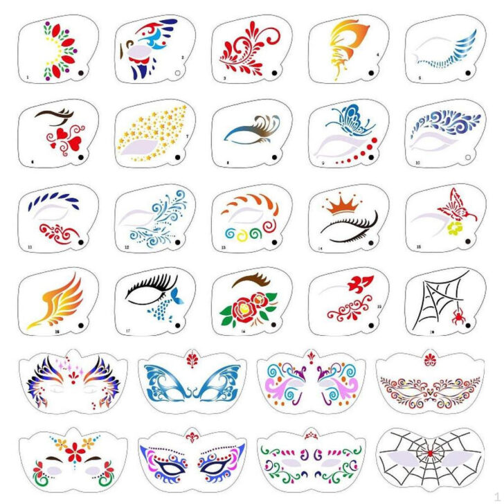Free Printable Face Painting Stencils