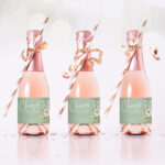 Cheers To Love Mini Champagne Bottle Label Template, Editable Mini Within Printable Champagne Bottle Labels