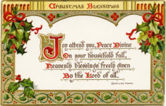 Christmas Archives - Page 15 Of 24 - The Old Design Shop throughout Free Printable Religious Christmas Clip Art