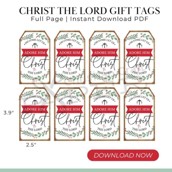 Printable Xmas Gift Labels