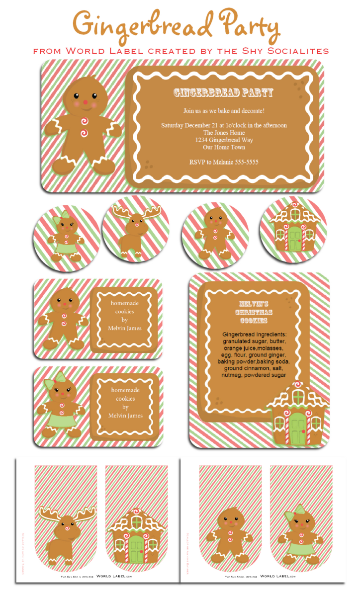 Free Printable Christmas Cookie Labels