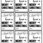 Christmas Labels Printable {Free Christmas Gift Tags Printable Within Free Printable Labels For Christmas