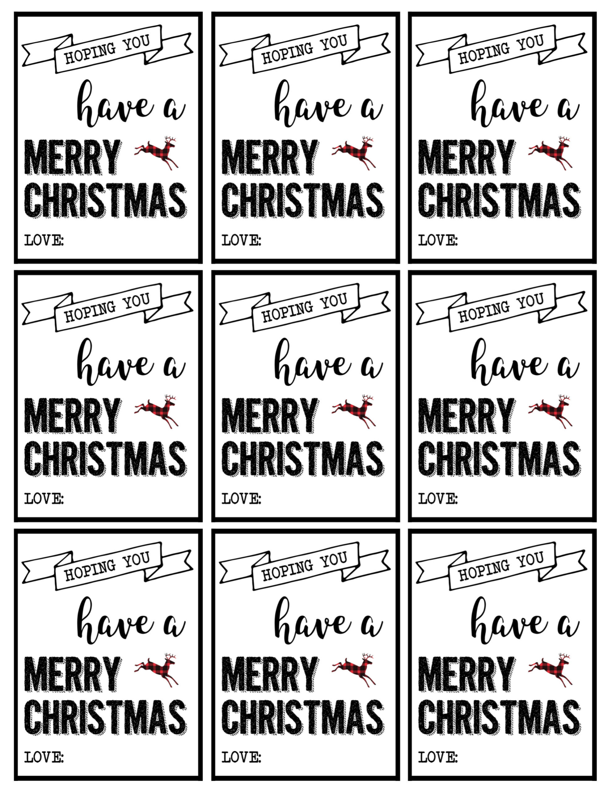 Christmas Labels Printable {Free Christmas Gift Tags Printable within Free Printable Labels For Christmas