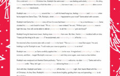 Christmas Mad Libs For Kids- Rudolph Edition - Frosted Blog regarding Free Printable Christmas Mad Libs